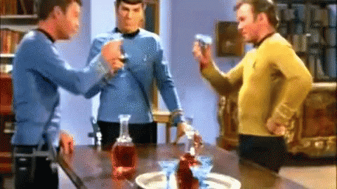 Star Trek Drinking GIF - Star Trek Drinking Cocktails - Discover & Share  GIFs