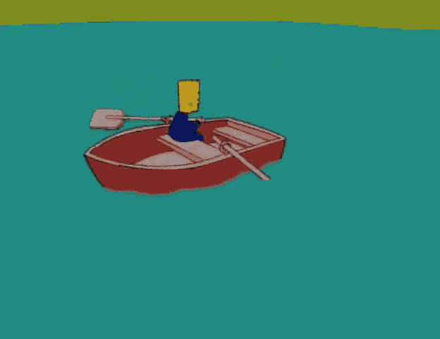 Rowing Boat GIF - Rowing Boat Simpsons - Discover & Share GIFs