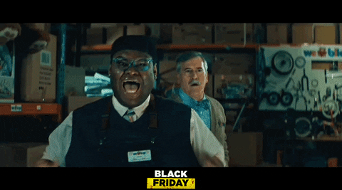 Scared Black Friday GIF by Signature Entertainment - Find & Share on GIPHY