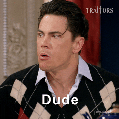 Shocked Tom Sandoval GIF by Peacock - Find & Share on GIPHY