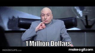 One Million Dollars - Austin Powers: International Man of Mystery (2/5)  Movie CLIP (1997) HD on Make a GIF