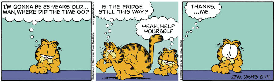 Garfield Comic Strip for June 14, 2003 