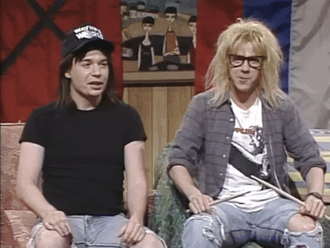 waynes world wayne GIF by chuber channel - Find & Share on GIPHY