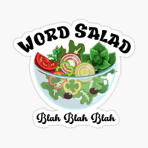 Word Salad GIF - Word salad - Discover & Share GIFs