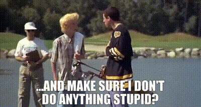 YARN | ...and make sure I don't do anything stupid? | Happy ...