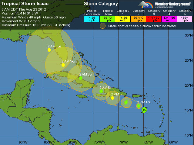 Hurricane | Tropical Storm Isaac | Key West Fishing Report