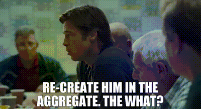 YARN | Re-create him in the aggregate. The what? | Moneyball (2011) | Video  clips by quotes | 2846a83f | 紗