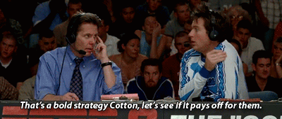 It's a bold strategy, Cotton. Let's see if it pays off for him | TCG | The  Chicago Garage