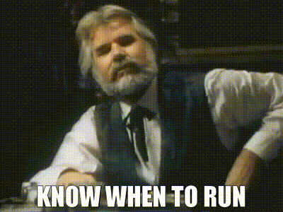YARN | Know when to run | Kenny Rogers - The Gambler (1978) | Video gifs by  quotes | 811d4824 | 紗