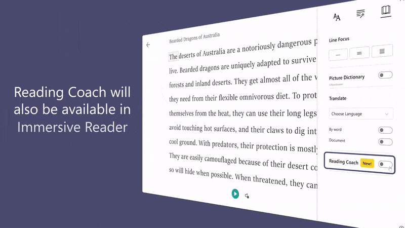 Introducing Reading Coach for personalized practice, and other major  updates to Reading Progress in Microsoft Teams