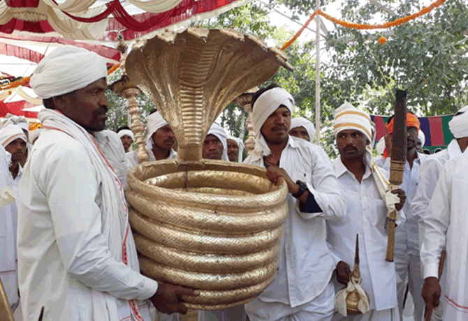Telangana's Famous Nagoba Jatara begins in Adilabad