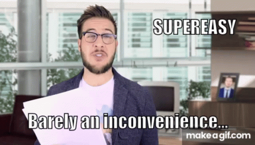 Supereasy Barely An Inconvenience GIF - Supereasy Barely An Inconvenience  Screenrant - Discover & Share GIFs