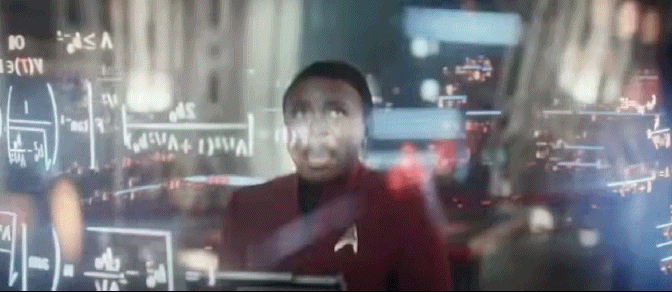 Uhura singing in "Subspace Rhapsody"