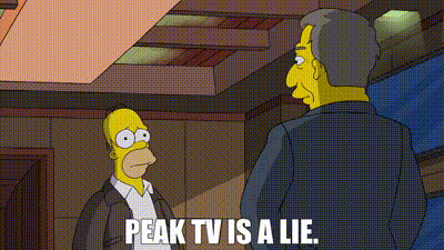 YARN | Peak TV is a lie. | The Simpsons (1989) - S30E08 Krusty the Clown |  Video clips by quotes | 05213ddd | 紗
