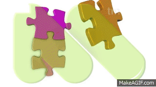 Colorful Jigsaw Puzzle Coming Together on Make a GIF