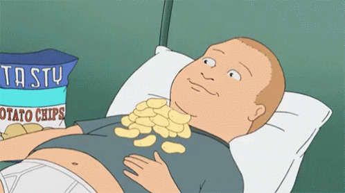 Lazy Snack Time GIF - King Of The Hill Bobby Hill Potato Chips - Discover &  Share GIFs