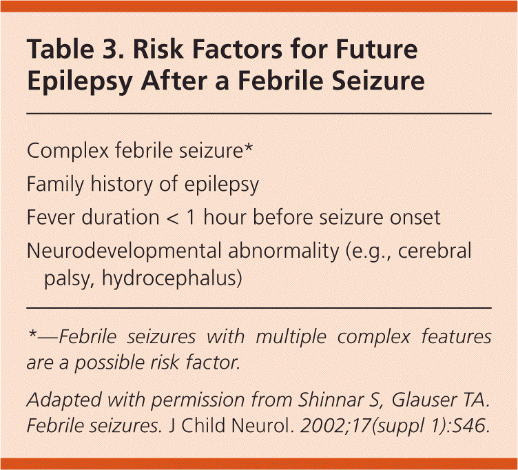 Febrile Seizures: Risks, Evaluation, and Prognosis | AAFP