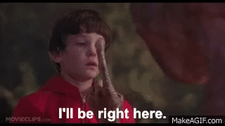 I'll Be Right Here - E.T.: The Extra-Terrestrial (10/10) Movie CLIP (1982)  HD on Make a GIF