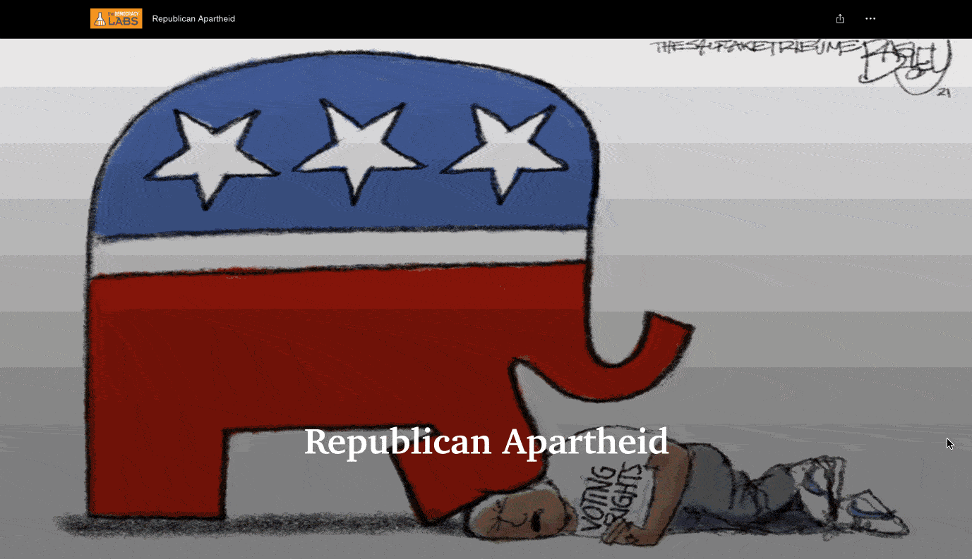 Stop Republican Apartheid