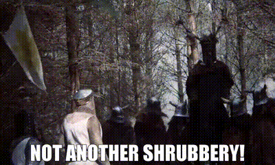YARN | Not another shrubbery! | Monty Python and the Holy Grail | Video  clips by quotes | 484d4f10 | 紗