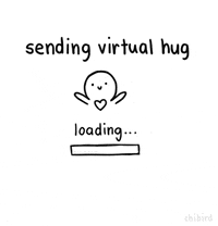 Explore sending a virtual hug GIFs