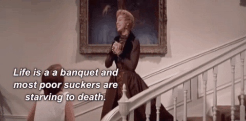 Auntie mame banquet GIF - Find on GIFER