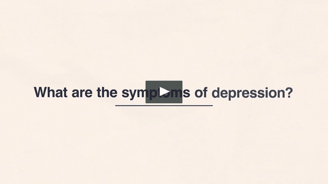 What are the symptoms of depression -