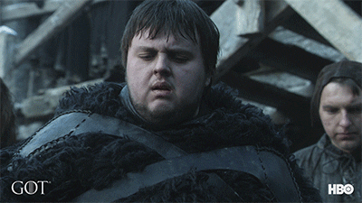 Poor confused Samwell Tarly