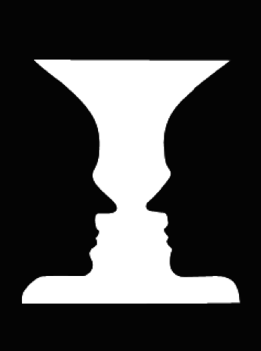 Two Faces or a Vase? Old or Young Lady? 10 Simple but Wonderful Optical  Illusions - HubPages