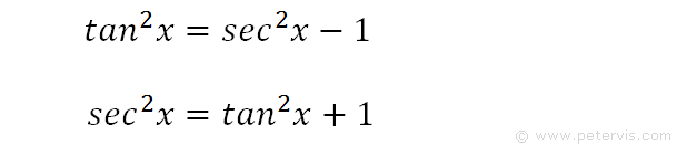 Integrate sec^2x - Method 1