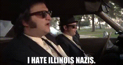 Image of I hate Illinois Nazis.