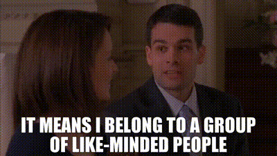 YARN | It means I belong to a group of like-minded people | 30 Rock (2006)  - S04E21 Emmanuel Goes to Dinosaur Land | Video clips by quotes | dc178d14  | 紗