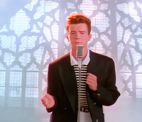 Rick Astley Never Gonna Give You Up GIF - Rick Astley Never Gonna Give You  Up Rickroll - Discover & Share GIFs