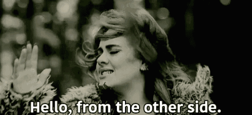 Hello From The Other Side GIFs | Tenor