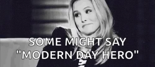a black and white photo of a woman sitting on a couch with the words some might say modern day hero a black and white photo of a woman sitting on a couch with the words some might say modern day hero