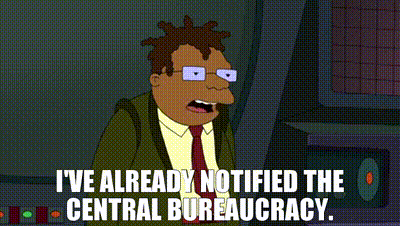YARN | I've already notified the central bureaucracy. | Futurama (1999) -  S07E07 Comedy | Video clips by quotes | 188a6753 | 紗