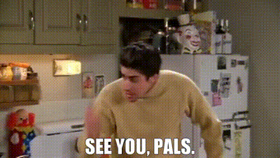 YARN | See you, pals. | Friends (1994) - S02E17 The One ...