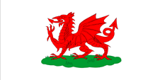 Flagge von Wales