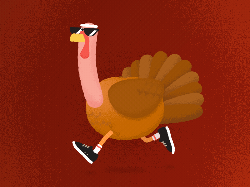 Happy Turkey Day, bro. by Josh Watkins on Dribbble