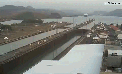 Panama Canal Time-lapse | Best Funny Gifs Updated Daily
