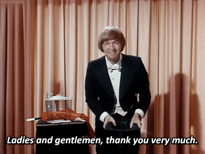 The Monkees GIF, Peter: "Ladies and gentleman, thank you very much ...