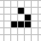 A black and white grid with a square in the middle

Description automatically generated