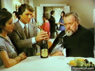 Original Takes for Orson Welles Wine Commercial on Make a GIF