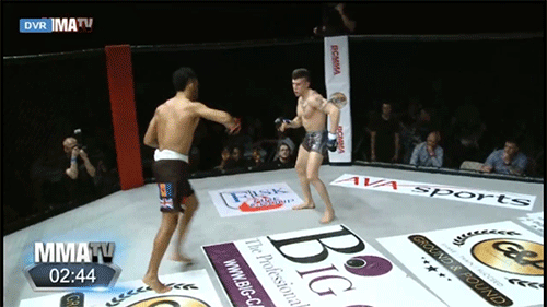 MMA fighter learns the hard way that you should never dance in the middle  of a fight - SBNation.com