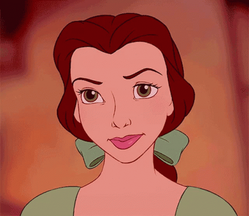 Belle Frowning GIF - Belle Frowning Raised Eyebrow ...