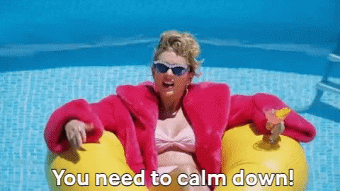 You Need To Calm Down Taylorswift GIF - You Need To Calm Down Calm Down  Taylorswift - Discover & Share GIFs