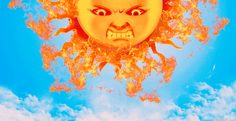 GIFs de calor engraçados - 100 GIFs animados de clima quente | USAGIF.com
