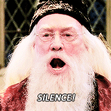 GIF dumbledore silence – Brown Owl Post