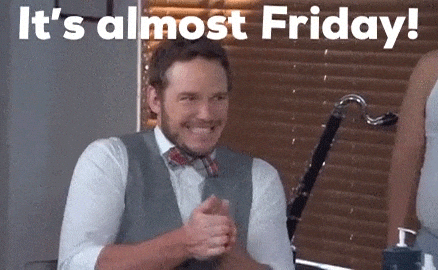 Chris Pratt Weekend GIF by MOODMAN Chris Pratt Weekend GIF by MOODMAN