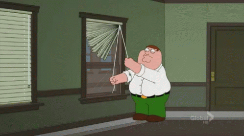 Peter Griffin Blinds GIFs | Tenor
